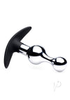 Ms Dark Drop Metal and Silicone Anal Plug