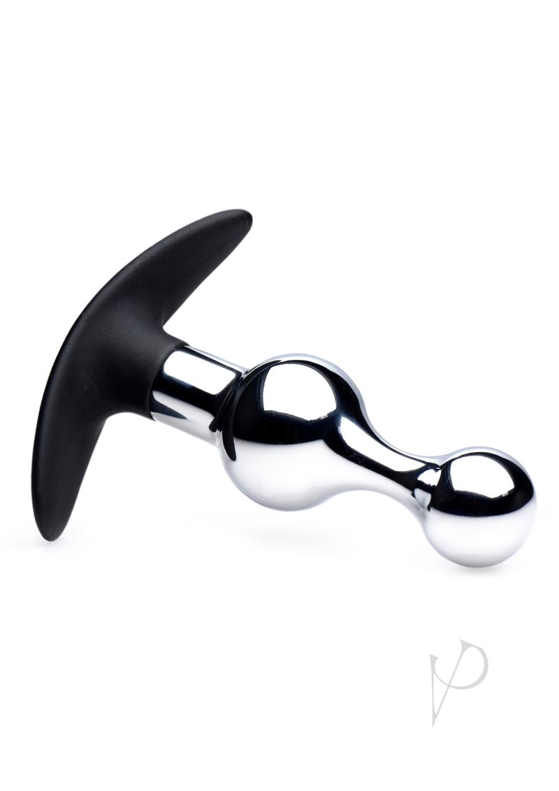 Ms Dark Drop Metal and Silicone Anal Plug
