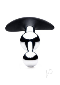 Ms Dark Drop Metal and Silicone Anal Plug