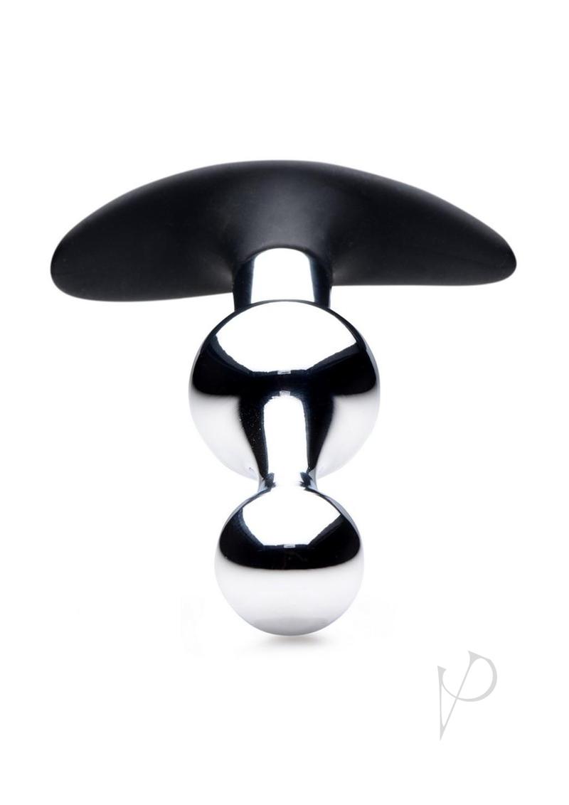 Ms Dark Drop Metal and Silicone Anal Plug