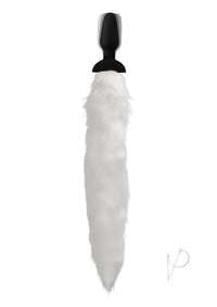 Tailz Vibrating White Fox Tail