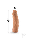 Lock On Realistic Dildo 8 Mocha(disc)