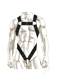 Prowler Red Noir Body Harness Blk Md