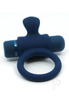 Sensuelle Silicone Bullet Ring 7x Navy B