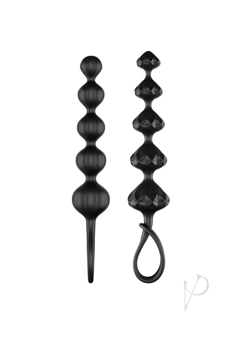 Love Beads Black Set Of 2