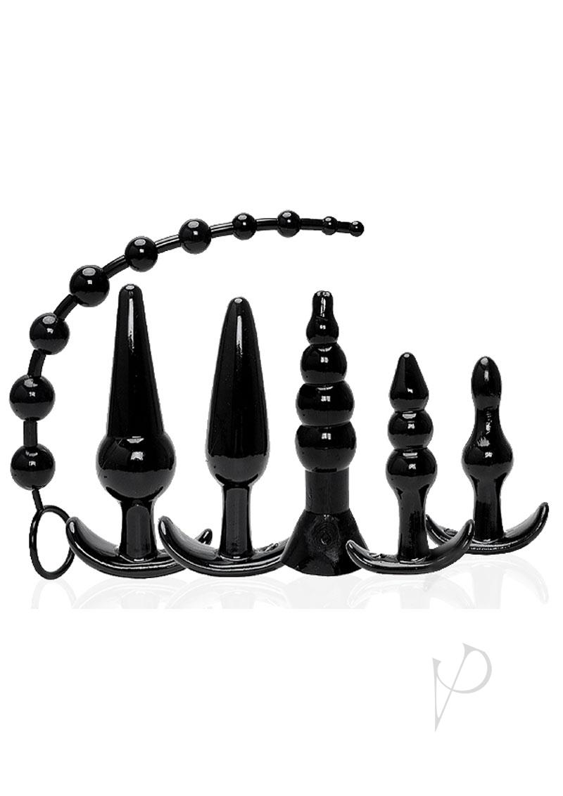 Try Curious Anal Plug Kit Black