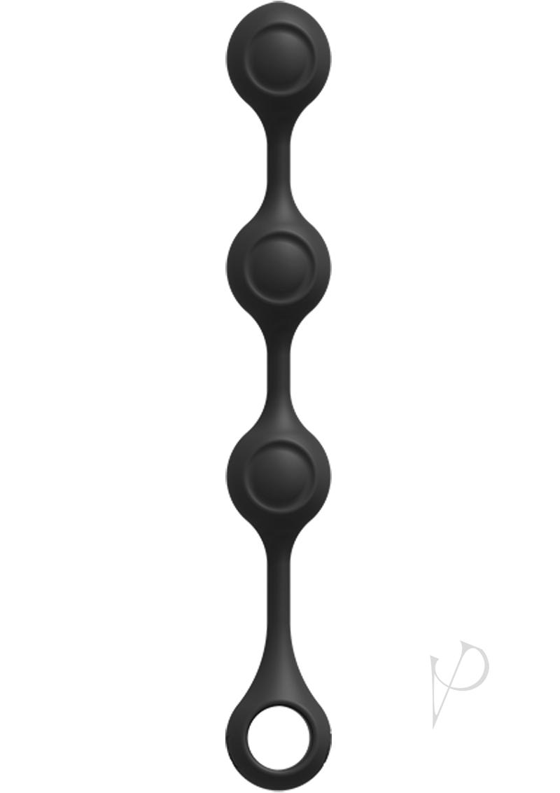 Kink Weighted Silicone Anal Balls Black