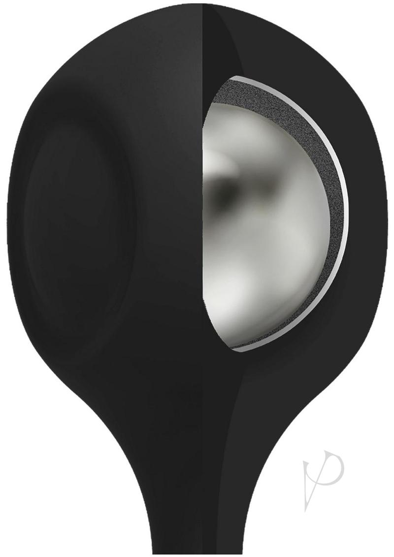 Kink Weighted Silicone Anal Balls Black