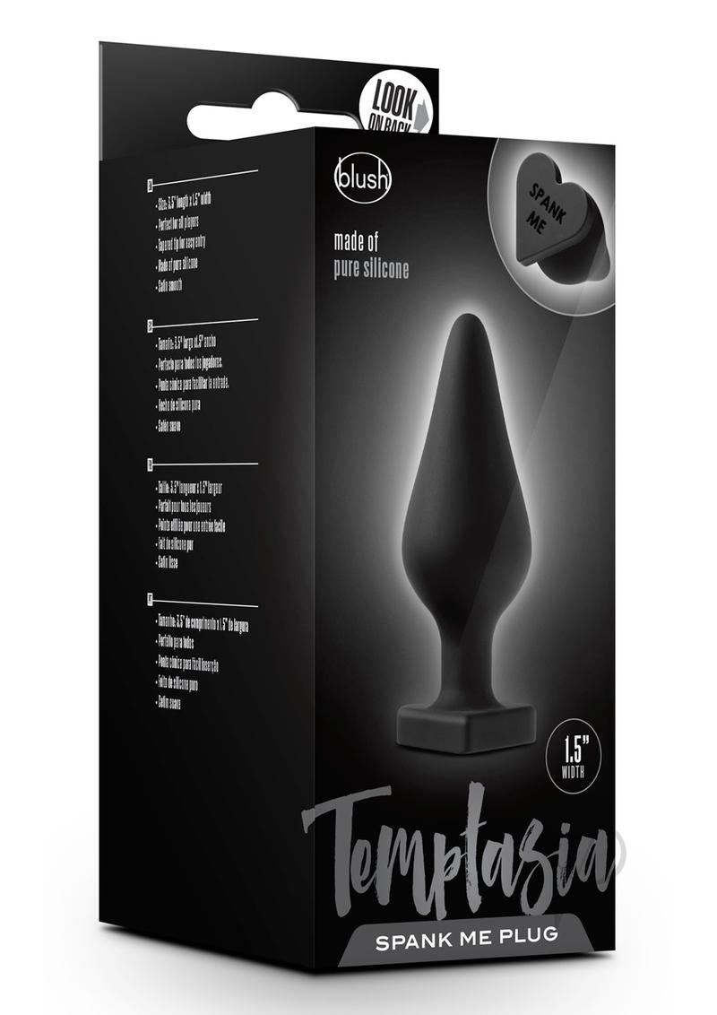 Temptasia Spank Me Butt Plug Black