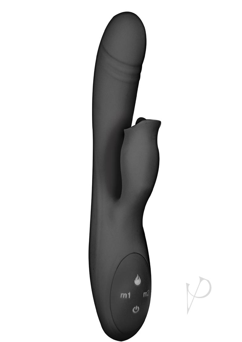 Devine Vibes Heat-up Clit Licker Blk