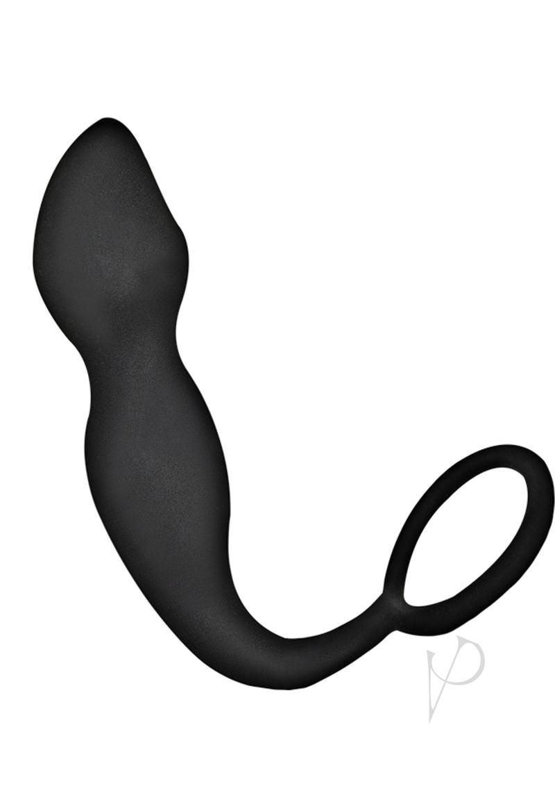 Anal Ese Coll Buttplug Cockring Blk