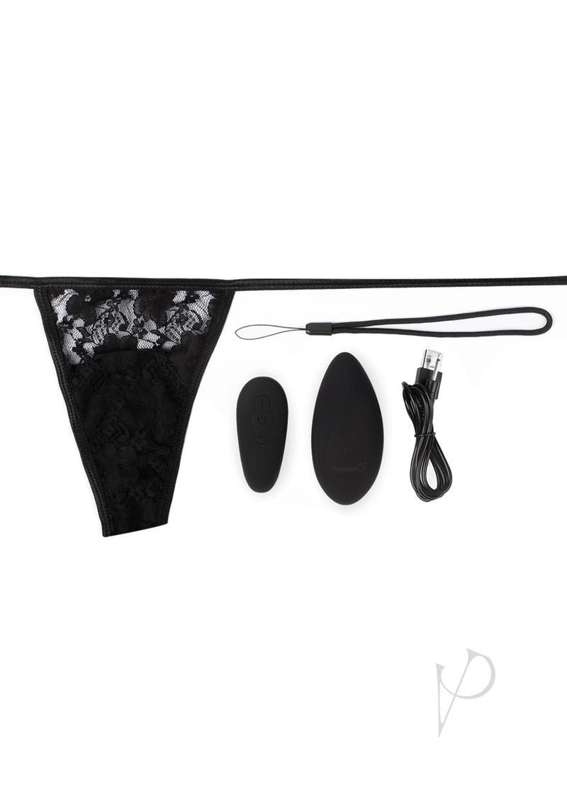 Premium Ergo Remote Panty Set Blk