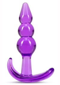 B Yours Triple Bead Anal Plug Purple