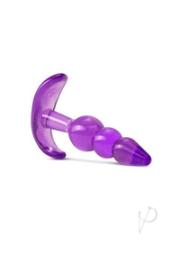 B Yours Triple Bead Anal Plug Purple