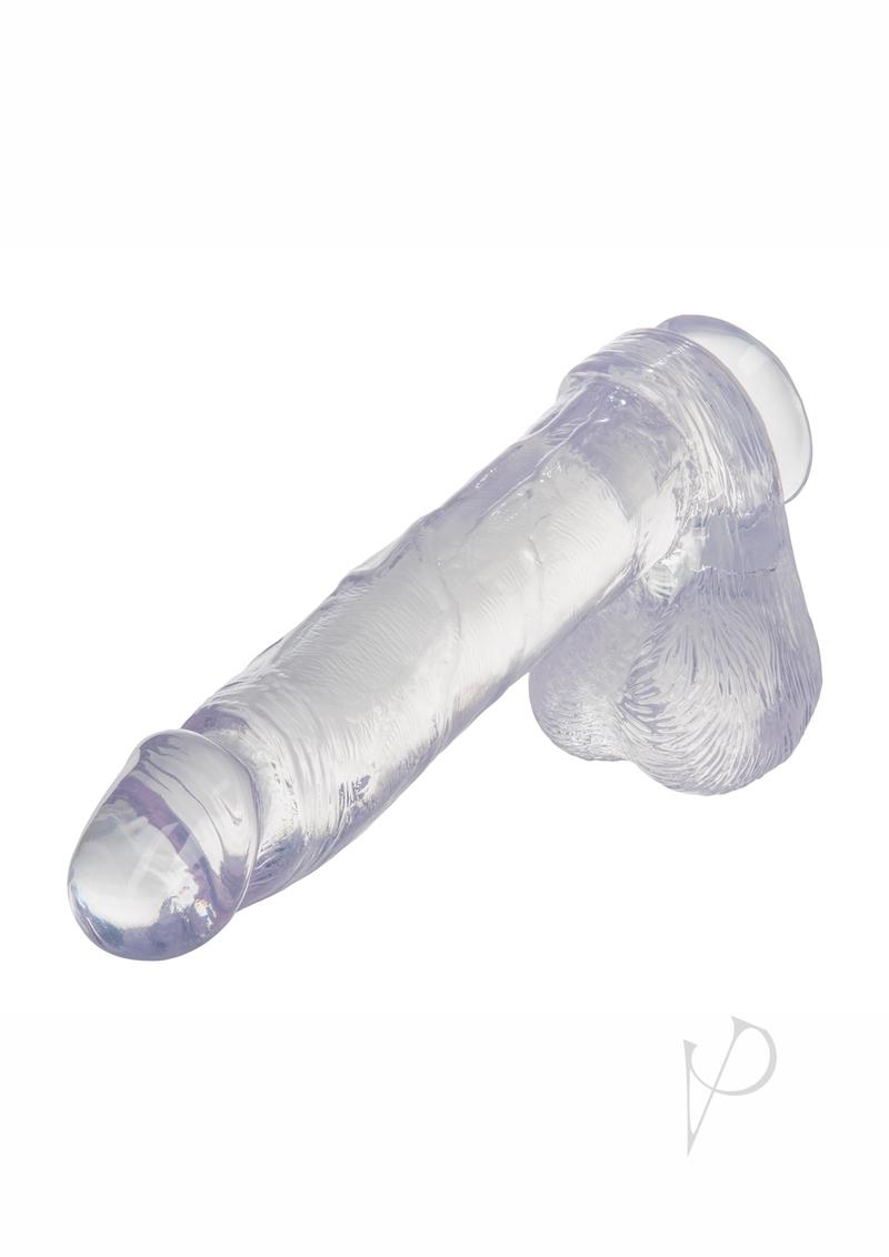 Jelly Clear Dong W/suction 8