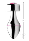 Booty Sparks Weight Aluminum Plug Pnk Sm