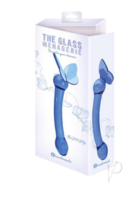 Glass Menage Butterfly Gspot Dk Blu