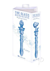 Glass Menage Puppy Dildo Blue