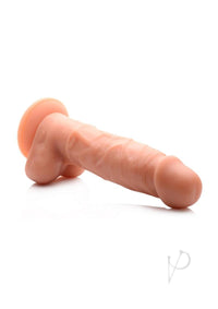 Strap U Silicone Dildo W/balls Flesh