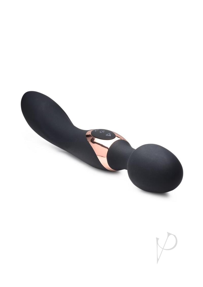 Wand Ess Dbl Silicone Vibe Wand Blk