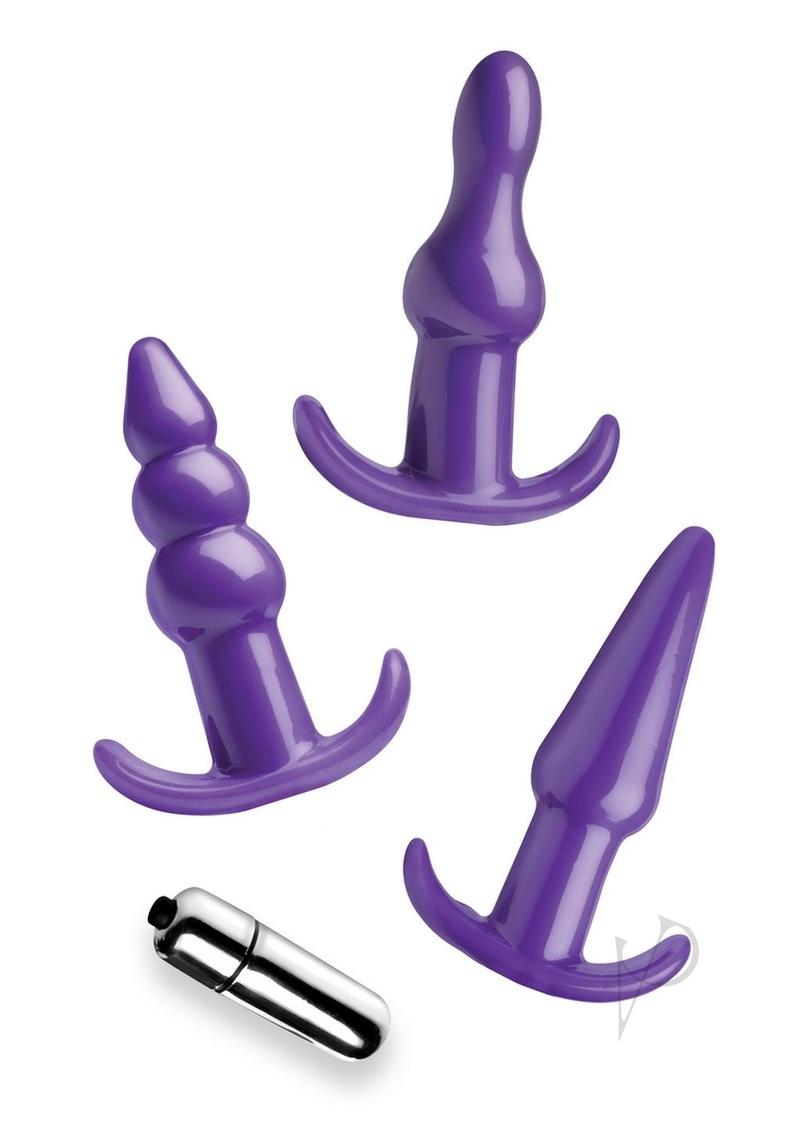 Frisky Thrill Trio Purple Anal Set