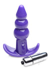 Frisky Bubbling Purple Ribbed Anal Plug