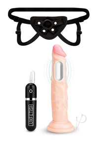 Lux F Realistic Vibe Dildo W/harness 6.5