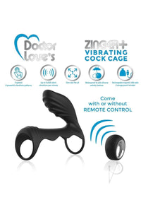 Doctor Love Zinger+ Remote Cock Ca(disc)