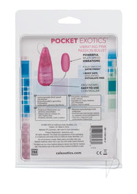 Pocket Exotic Pink Passion Bullet