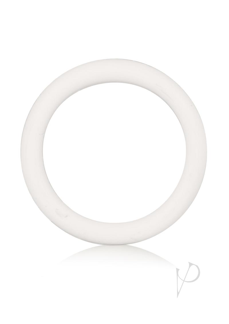 Rubber Cock Ring White Medium