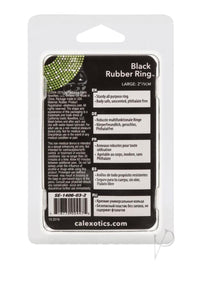 Rubber Cock Ring Black Large