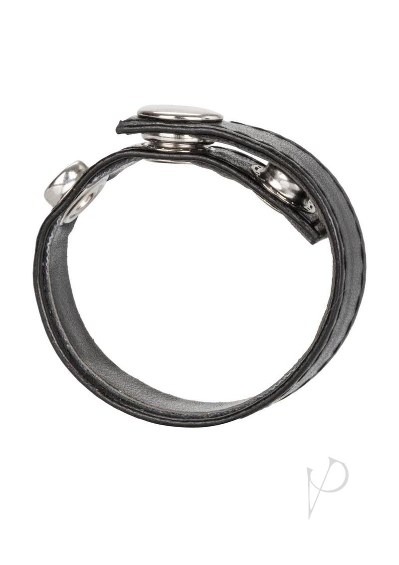 Black Leather Cock Ring