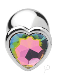 Booty Sparks Rainbow Prism Heart Plug Md