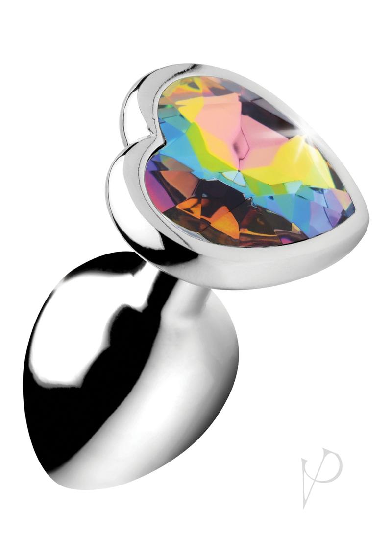 Booty Sparks Rainbow Prism Heart Plug Sm