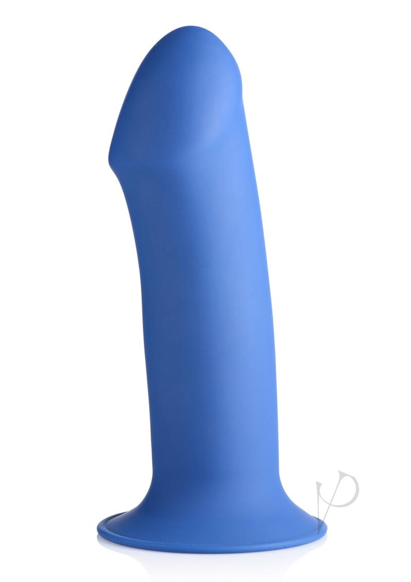 Squeezable Thick Dildo Blu