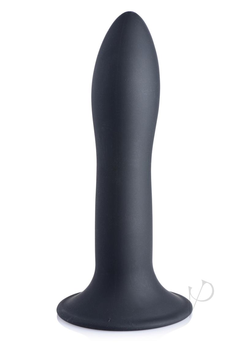 Squeezable Slender Dildo Black