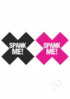 Peekaboo Spank Me Blk/pnk