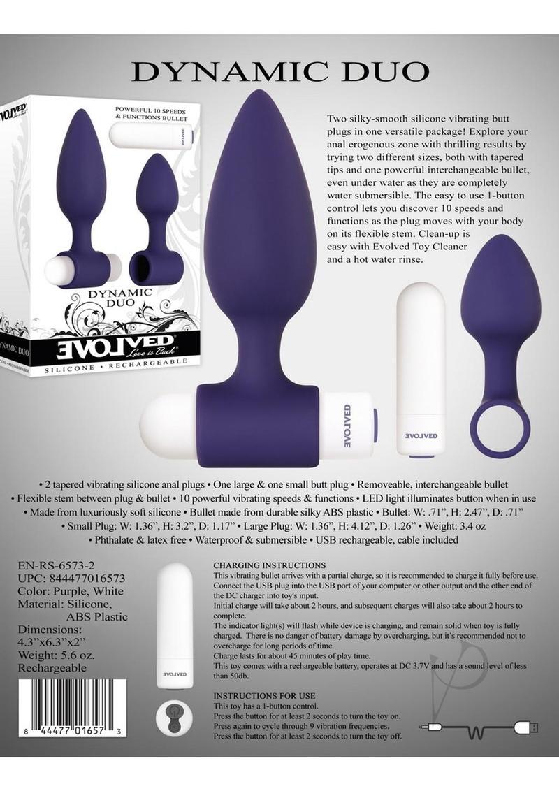 Dynamic Duo Purple/white