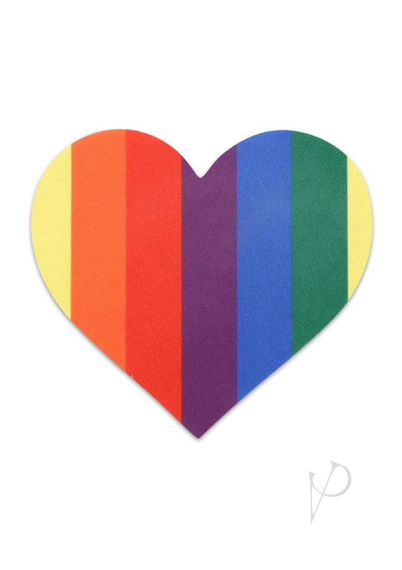 Peekaboo Pride Glitter Rainbows and Hearts