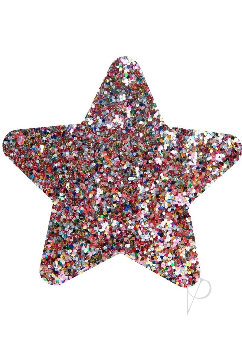 Peekaboo Pride Rainbow Glitter Stars