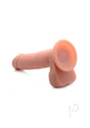 Big Shot Vibe Sil Dildo W/ Balls Vanilla