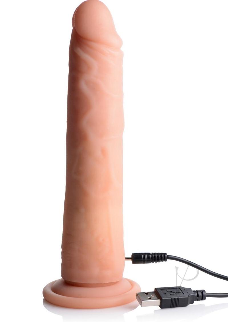 Big Shot Twirl/vibe Dildo 8 Vanilla