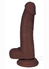 Jock Realistic Dong W/balls 8 Chocolate
