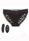 Remote Control Lace Panty Set L/xl Black