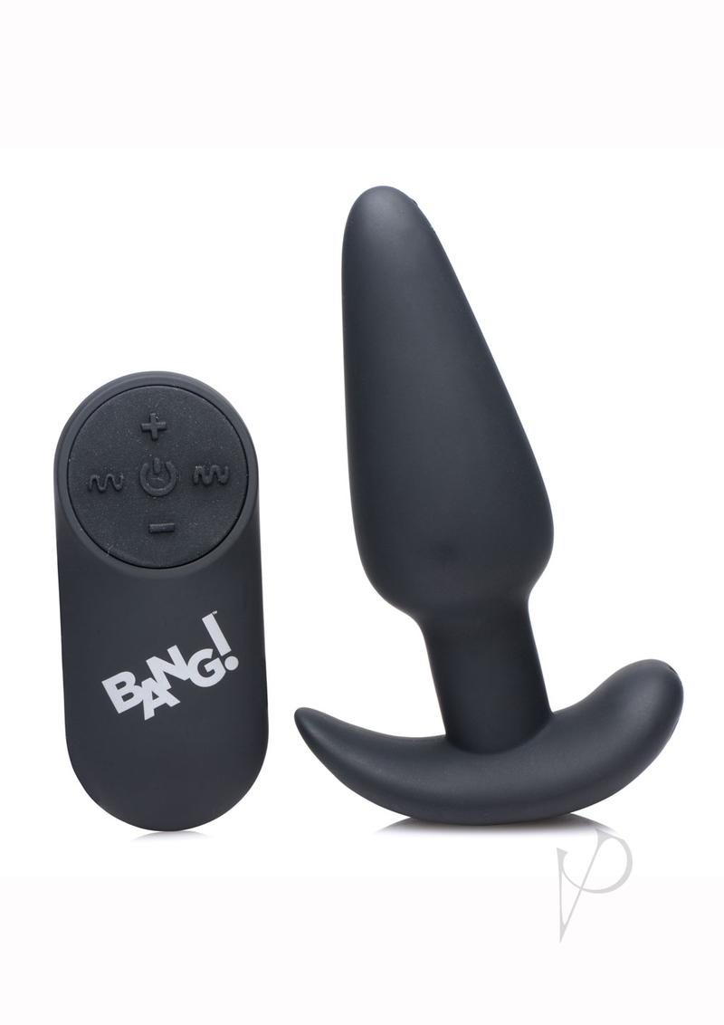 Bang 21x Vibe Butt Plug W/remote Black