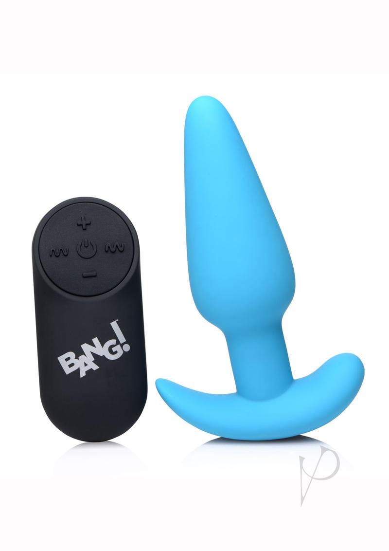 Bang 21x Vibe Butt Plug W/remote Blue
