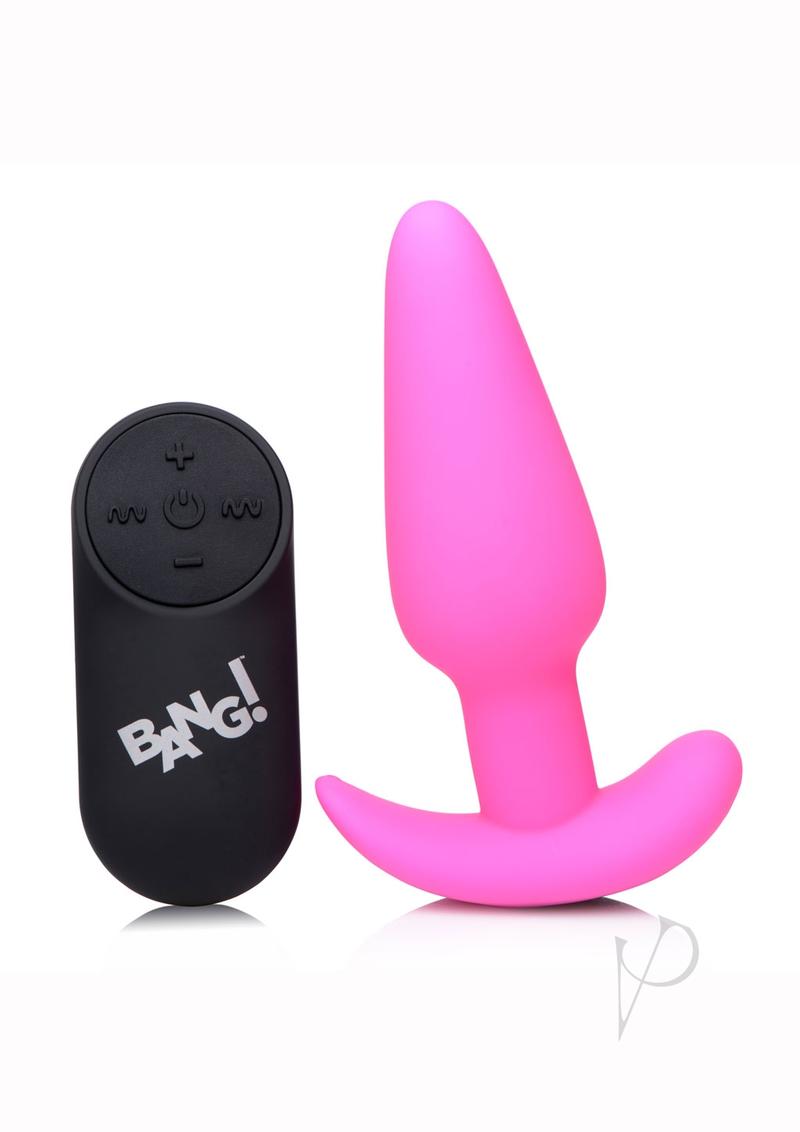 Bang 21x Vibe Butt Plug W/remote Pink