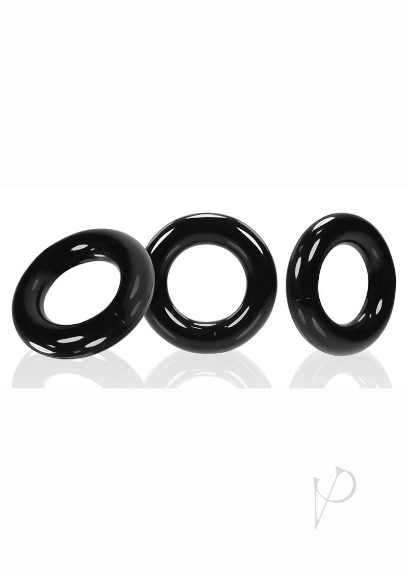 Oxballs Willy Rings 3pk Black