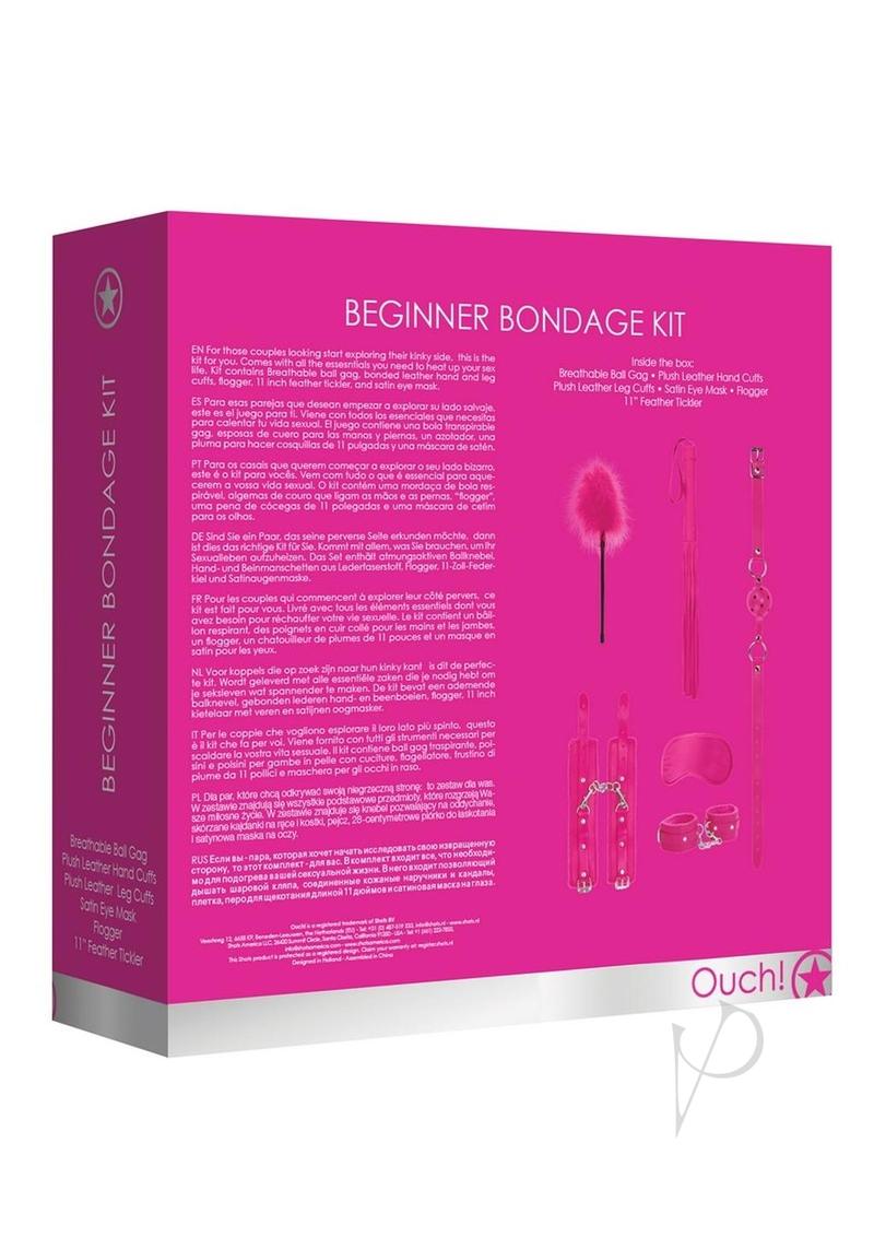 Ouch Kits Beginners Bondage Pink