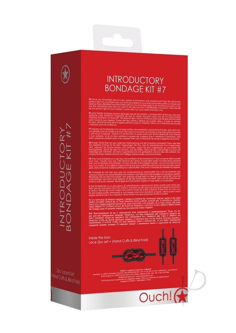Ouch Kits Introductory Bondage 7 Red
